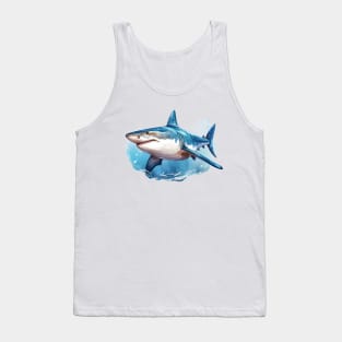 Blue Shark Tank Top